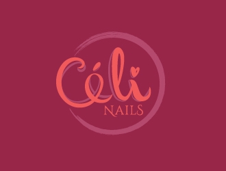 CéliNails logo design by josephope