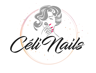 CéliNails logo design by 3Dlogos