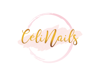 CéliNails logo design by qqdesigns