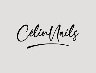 CéliNails logo design by treemouse