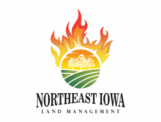 Northeast Iowa Land Management logo design by up2date