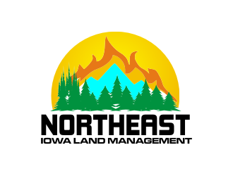 Northeast Iowa Land Management logo design by BintangDesign