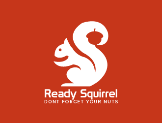 Ready Squirrel  (Tagline: Dont forget your nuts) logo design by czars