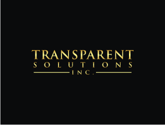 Transparent Solutions, Inc. logo design by amsol