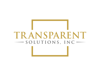 Transparent Solutions, Inc. logo design by p0peye