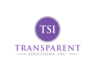 Transparent Solutions, Inc. logo design by Msinur