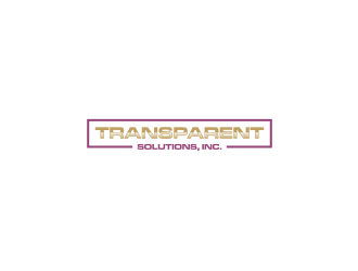 Transparent Solutions, Inc. logo design by vostre