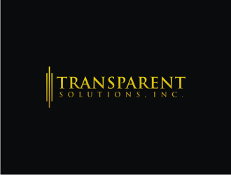 Transparent Solutions, Inc. logo design by blessings