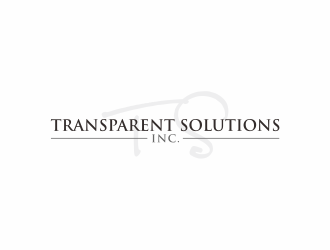Transparent Solutions, Inc. logo design by scolessi