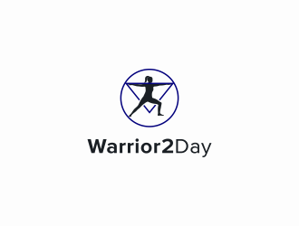 Warrior2Day logo design by violin