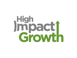 High Impact Growth logo design by IrvanB