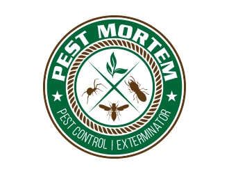 Pest Mortem logo design by MarkindDesign