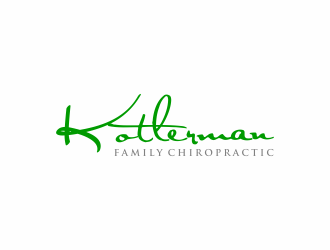 Kotlerman Family Chiropractic logo design by menanagan