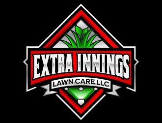 Extra Innings Lawn Care LLC logo design by Suvendu