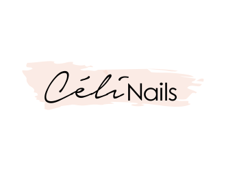 CéliNails logo design by akhi