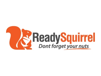 Ready Squirrel  (Tagline: Dont forget your nuts) logo design by jaize