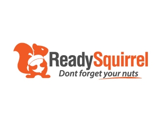 Ready Squirrel  (Tagline: Dont forget your nuts) logo design by jaize