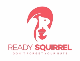Ready Squirrel  (Tagline: Dont forget your nuts) logo design by Alfatih05