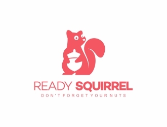 Ready Squirrel  (Tagline: Dont forget your nuts) logo design by Alfatih05