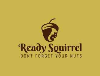 Ready Squirrel  (Tagline: Dont forget your nuts) logo design by kasperdz