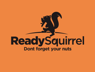 Ready Squirrel  (Tagline: Dont forget your nuts) logo design by YONK