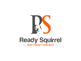 Ready Squirrel  (Tagline: Dont forget your nuts) logo design by yunda