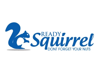 Ready Squirrel  (Tagline: Dont forget your nuts) logo design by AamirKhan