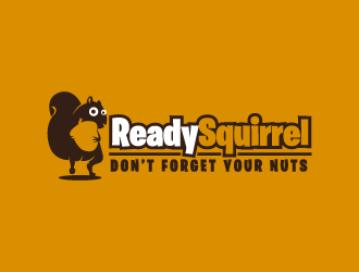 Ready Squirrel  (Tagline: Dont forget your nuts) logo design by torresace