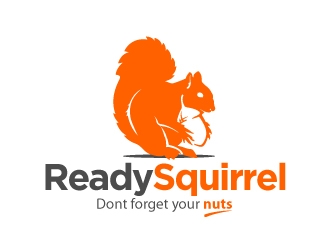 Ready Squirrel  (Tagline: Dont forget your nuts) logo design by aRBy