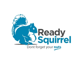 Ready Squirrel  (Tagline: Dont forget your nuts) logo design by aRBy