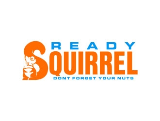 Ready Squirrel  (Tagline: Dont forget your nuts) logo design by daywalker