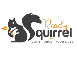 Ready Squirrel  (Tagline: Dont forget your nuts) logo design by REDCROW