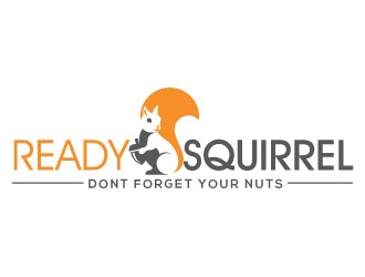 Ready Squirrel  (Tagline: Dont forget your nuts) logo design by invento
