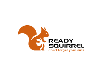 Ready Squirrel  (Tagline: Dont forget your nuts) logo design by SmartTaste