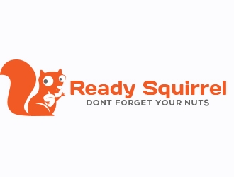 Ready Squirrel  (Tagline: Dont forget your nuts) logo design by avatar
