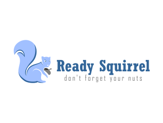 Ready Squirrel  (Tagline: Dont forget your nuts) logo design by Dhieko