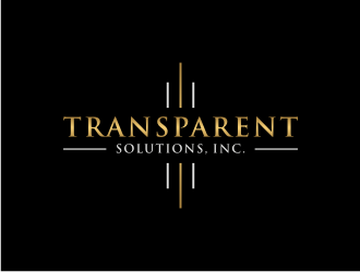 Transparent Solutions, Inc. logo design by asyqh