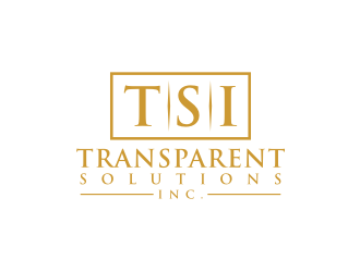 Transparent Solutions, Inc. logo design by amsol