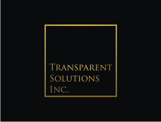 Transparent Solutions, Inc. logo design by amsol