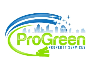 ProGreen Property Services logo design by AamirKhan