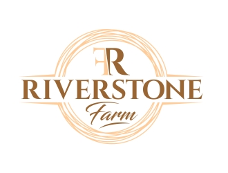Riverstone Farm logo design by aura