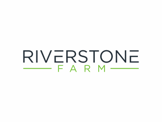 Riverstone Farm logo design by scolessi