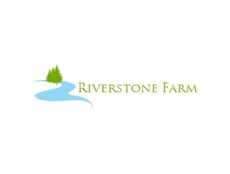 Riverstone Farm logo design by ManusiaBaja