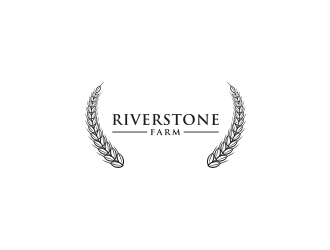 Riverstone Farm logo design by Inaya