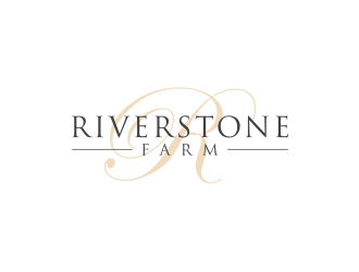 Riverstone Farm logo design by amsol