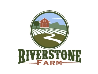 Riverstone Farm logo design by AamirKhan