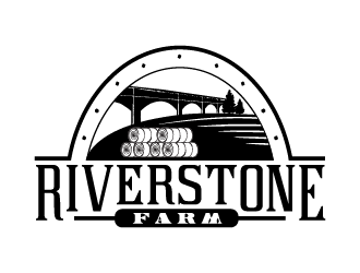 Riverstone Farm logo design by Ultimatum