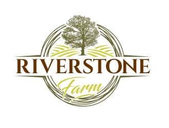 Riverstone Farm logo design by aura