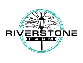 Riverstone Farm logo design by DreamLogoDesign