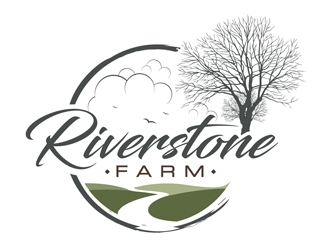 Riverstone Farm logo design by DreamLogoDesign